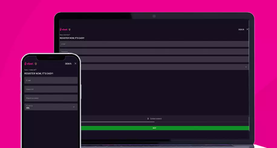 feature image VBet registration