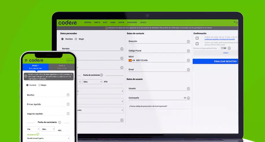 imagem Codere Registro