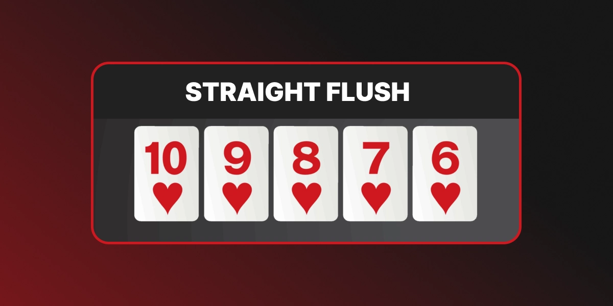Imagem poker full house straight flush