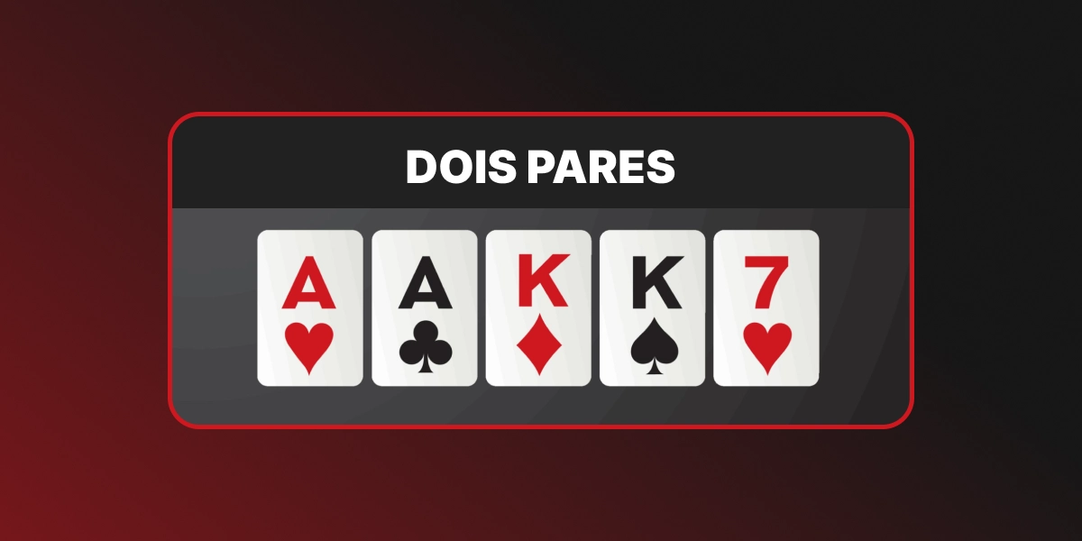 Imagem poker two pair dois pares