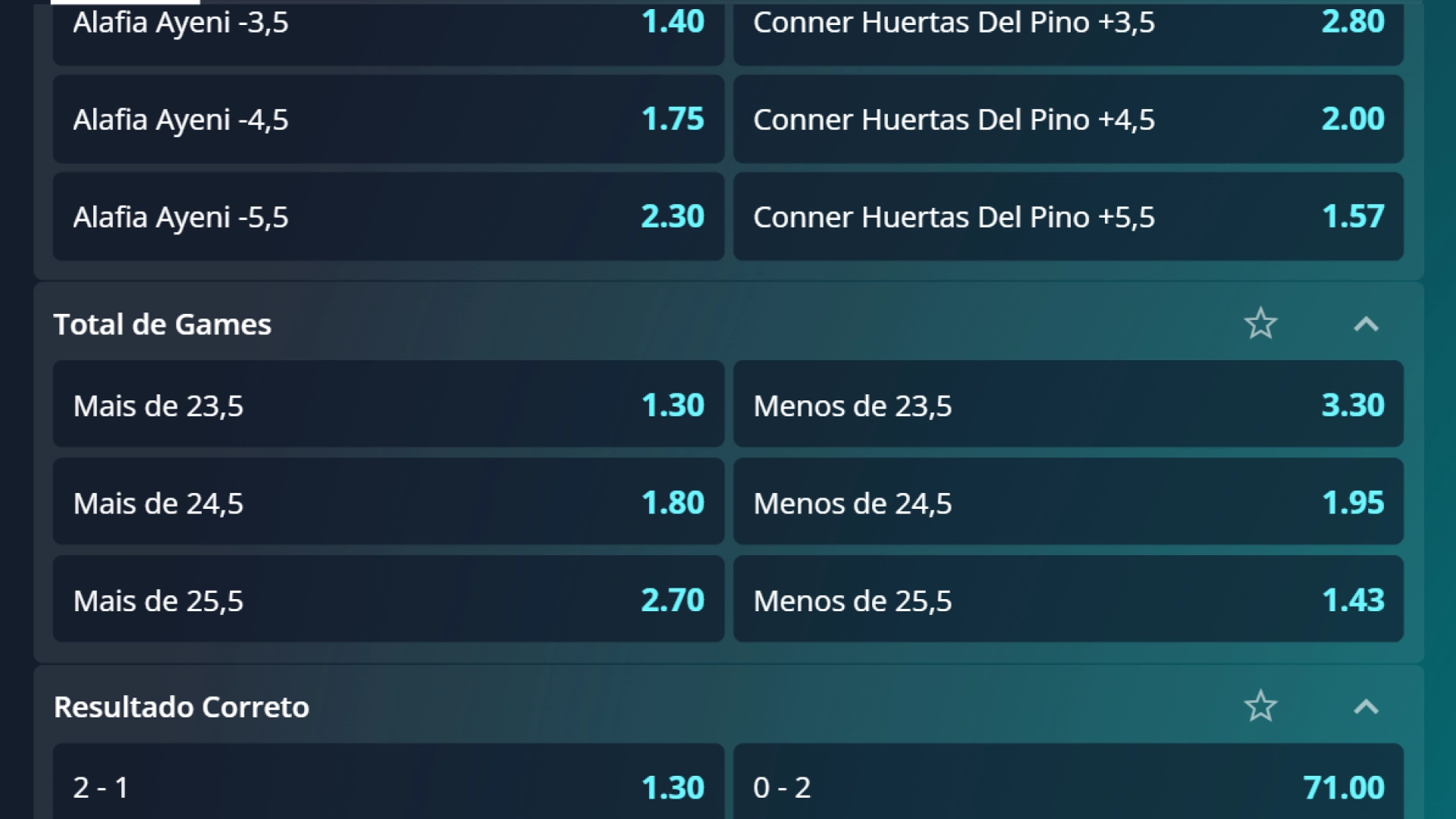 Print total game novibet