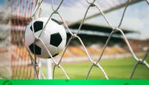 Imagem mostra bola entrando no gol