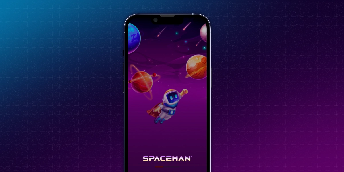 imagem mostra smartphone aberto no jogo Spaceman