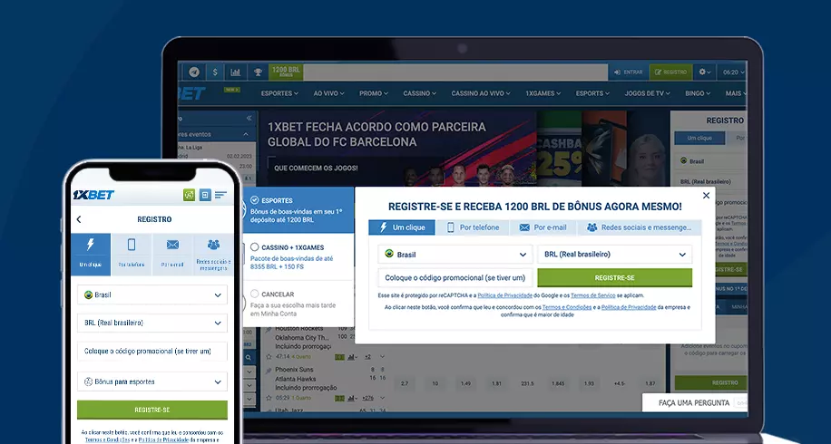 1xBET Cadastro