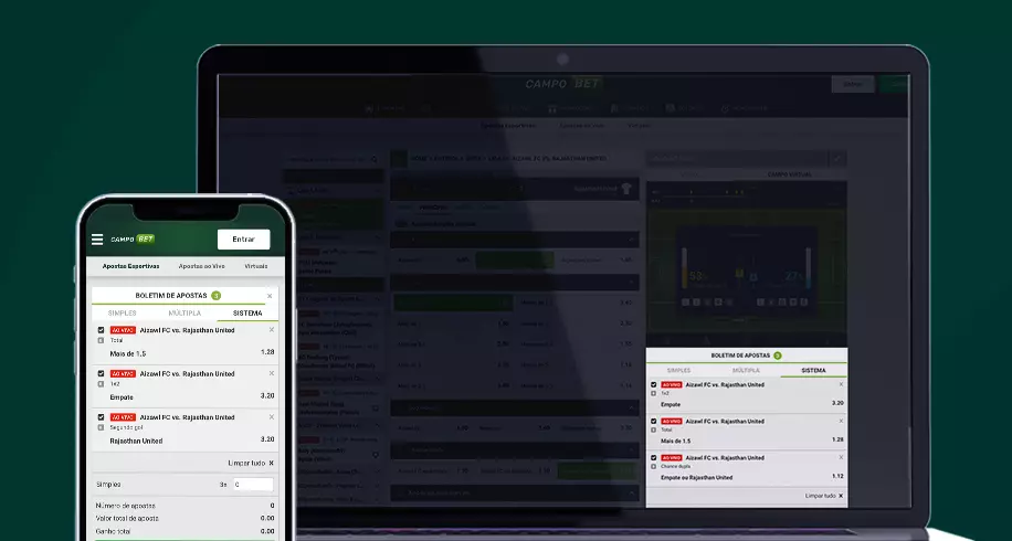 imagem CampoBet bilhete Aposta