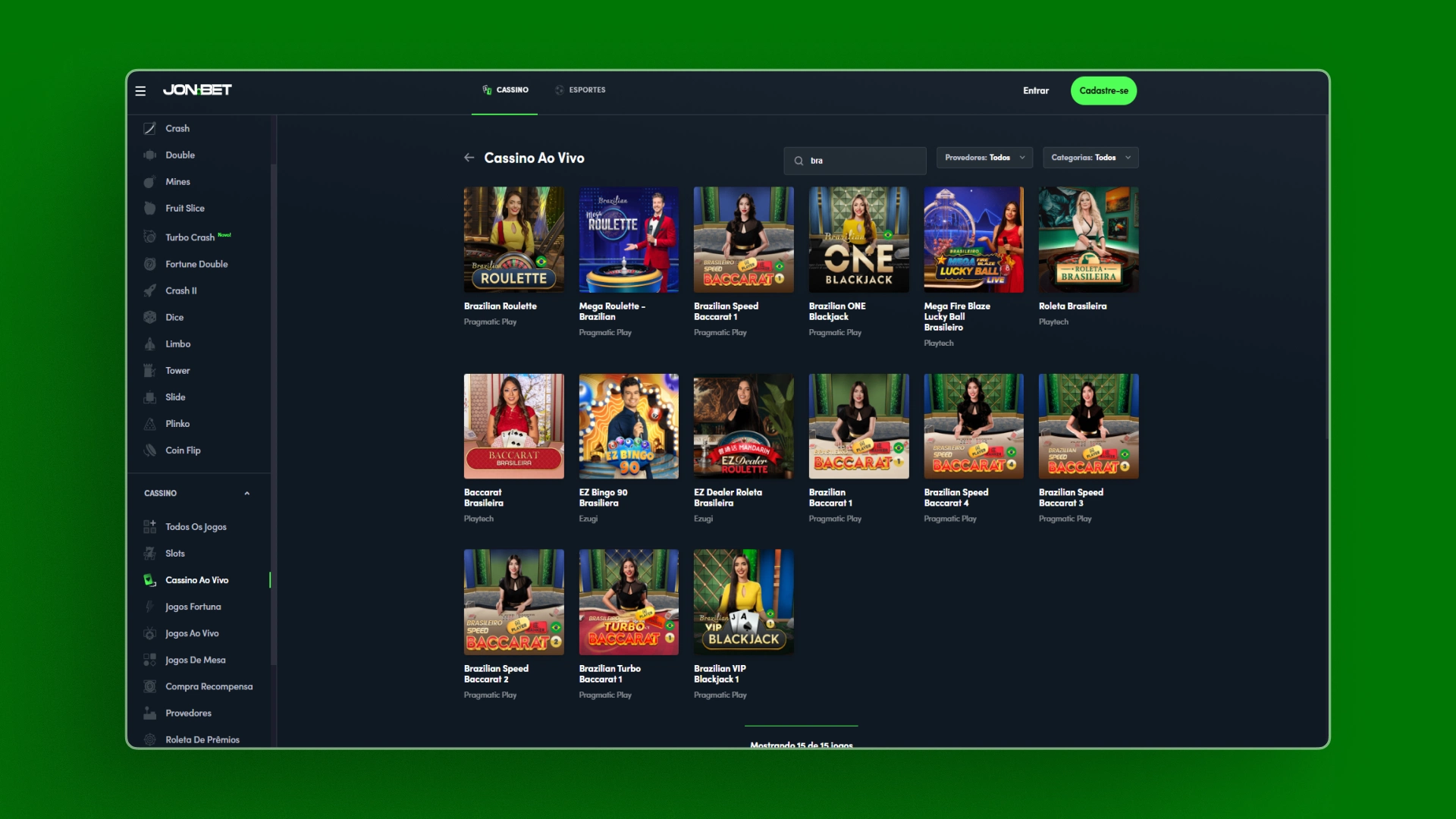 imagem casino ao vivo jonbet