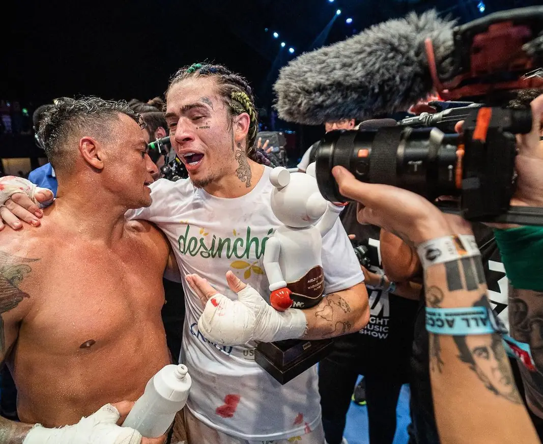Popó e Whindersson se enfrentaram em 2022, em luta que agitou o Brasil (Foto: Ricardo Franzen/Divulgação FMS)