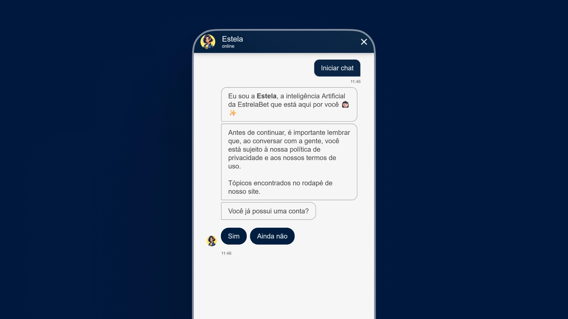 screenshot FAQ estrelabet