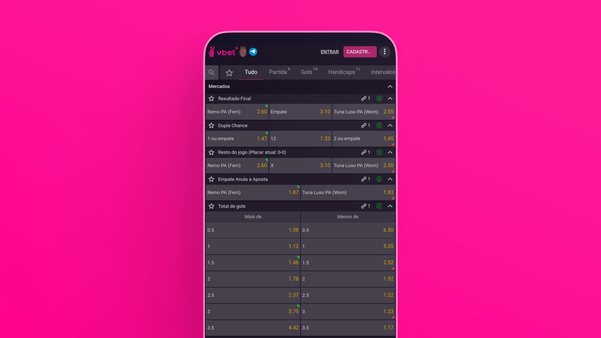 screenshot aposta passo 3 vbet 