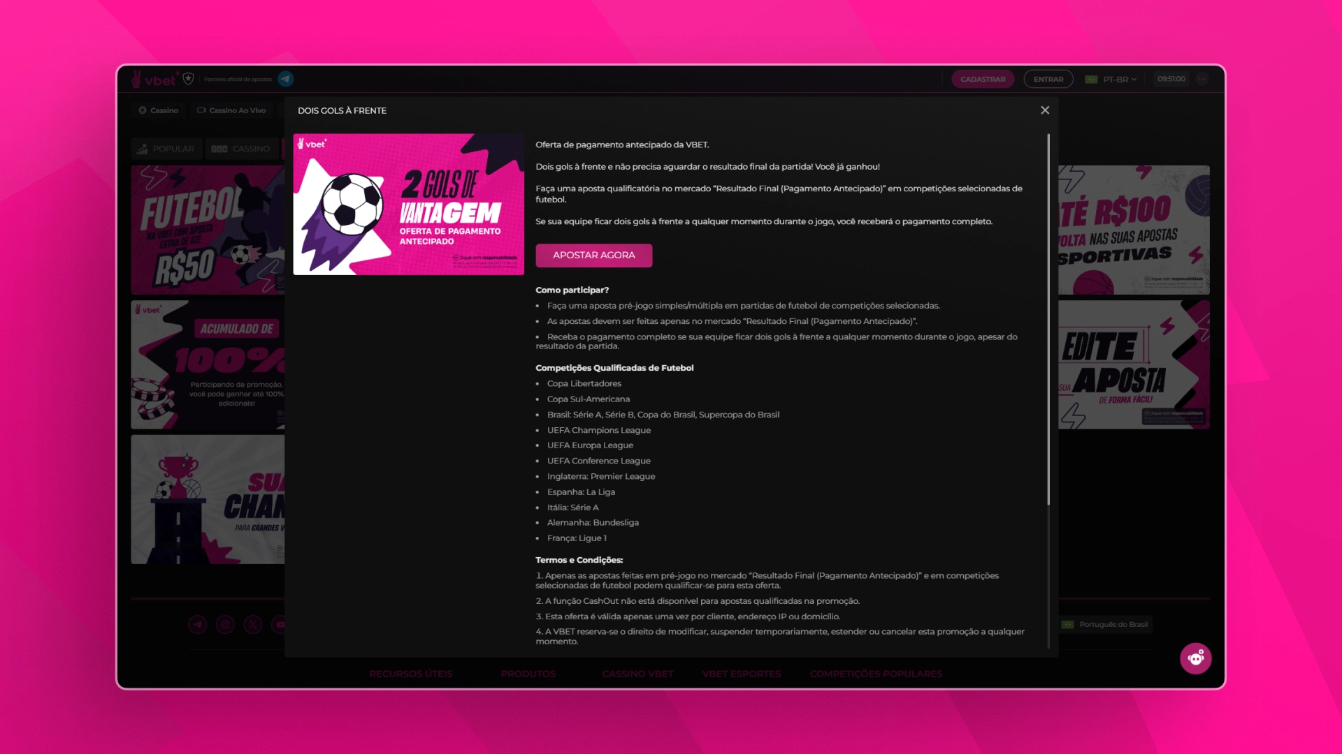 screenshot bonus vbet