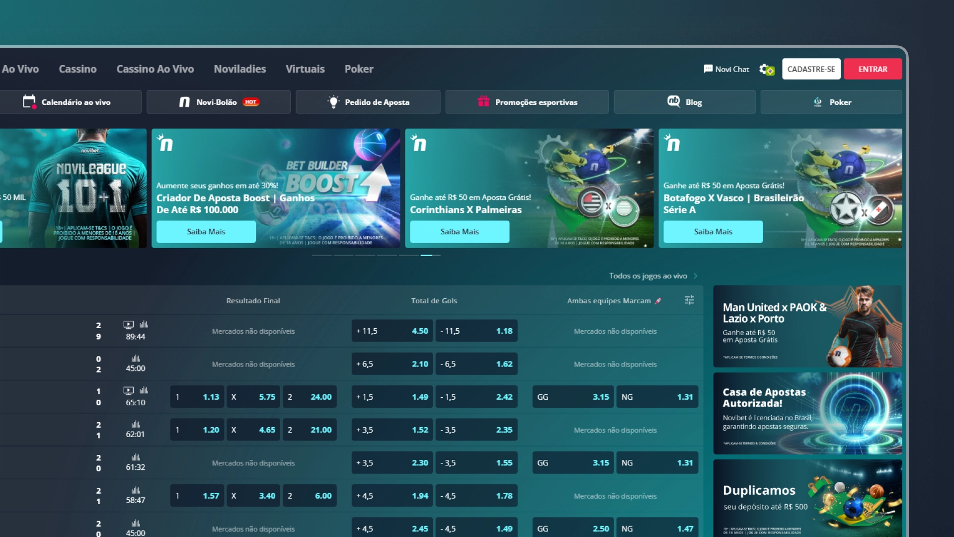 screenshot cadastro 1 novibet