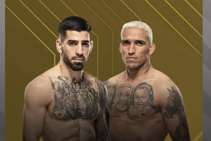 Charles do Bronx vai enfrentar Ilia Topuria pelo cinturão vago dos leves na luta principal do UFC 317, em junho (Foto: Reprodução/UFC)