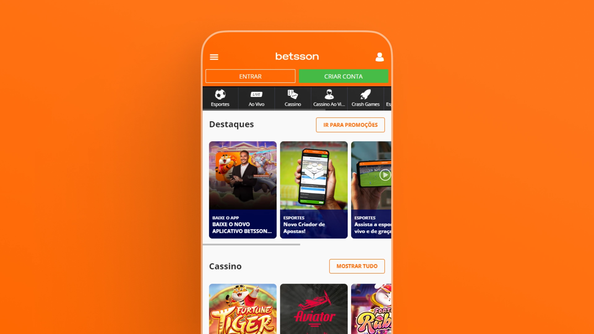 imagem Cassino App Betsson
