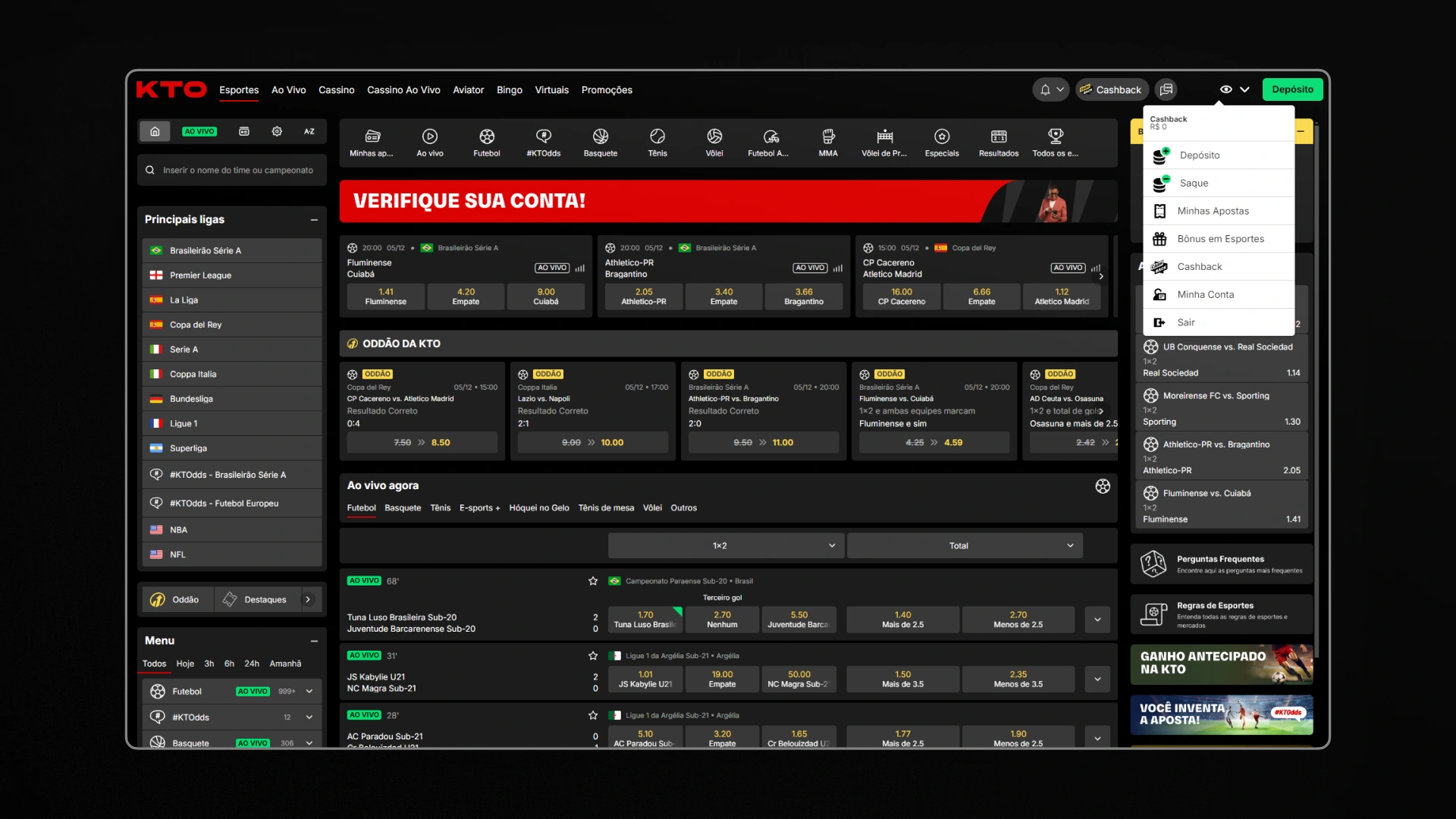 imagem Confira seu Saldo KTO