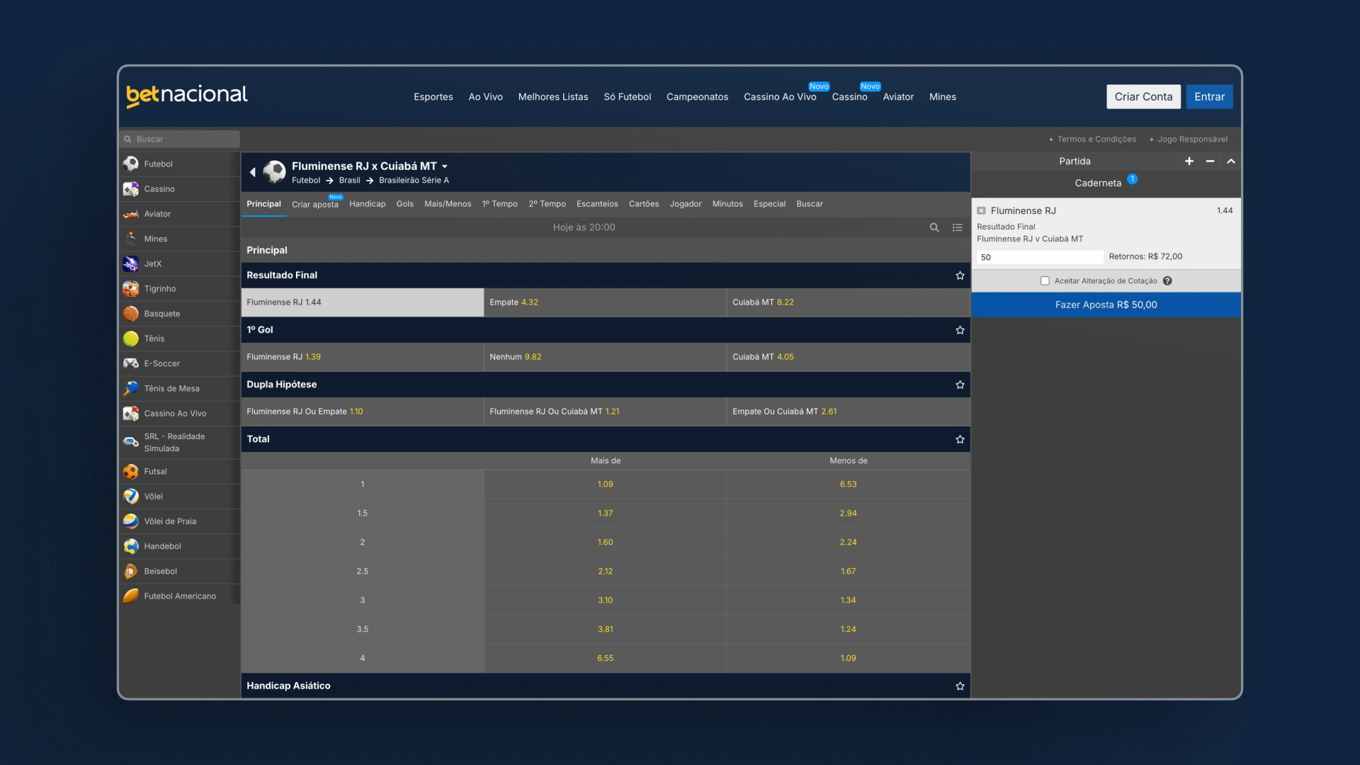 imagem Preencha seu Bilhete Betnacional