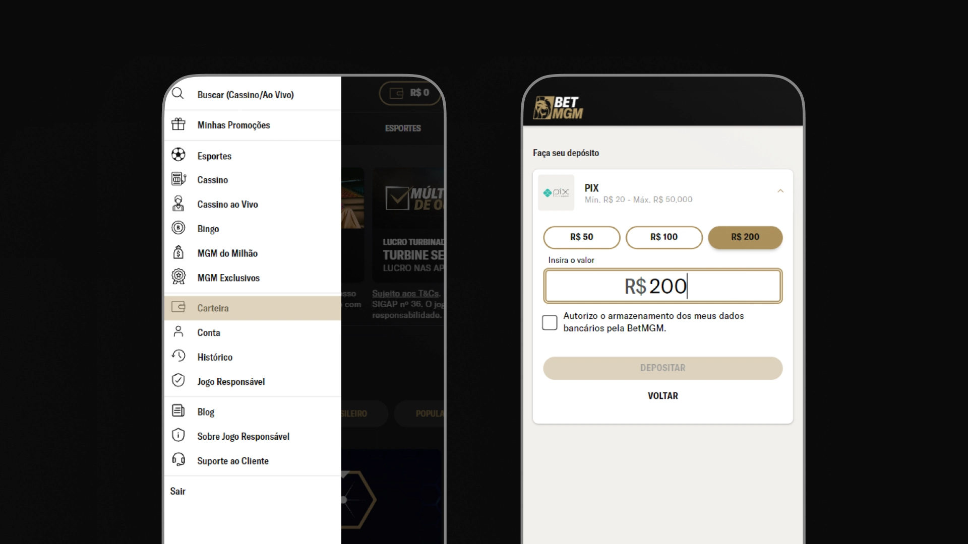 imagem como apostar passo 2 betmgm