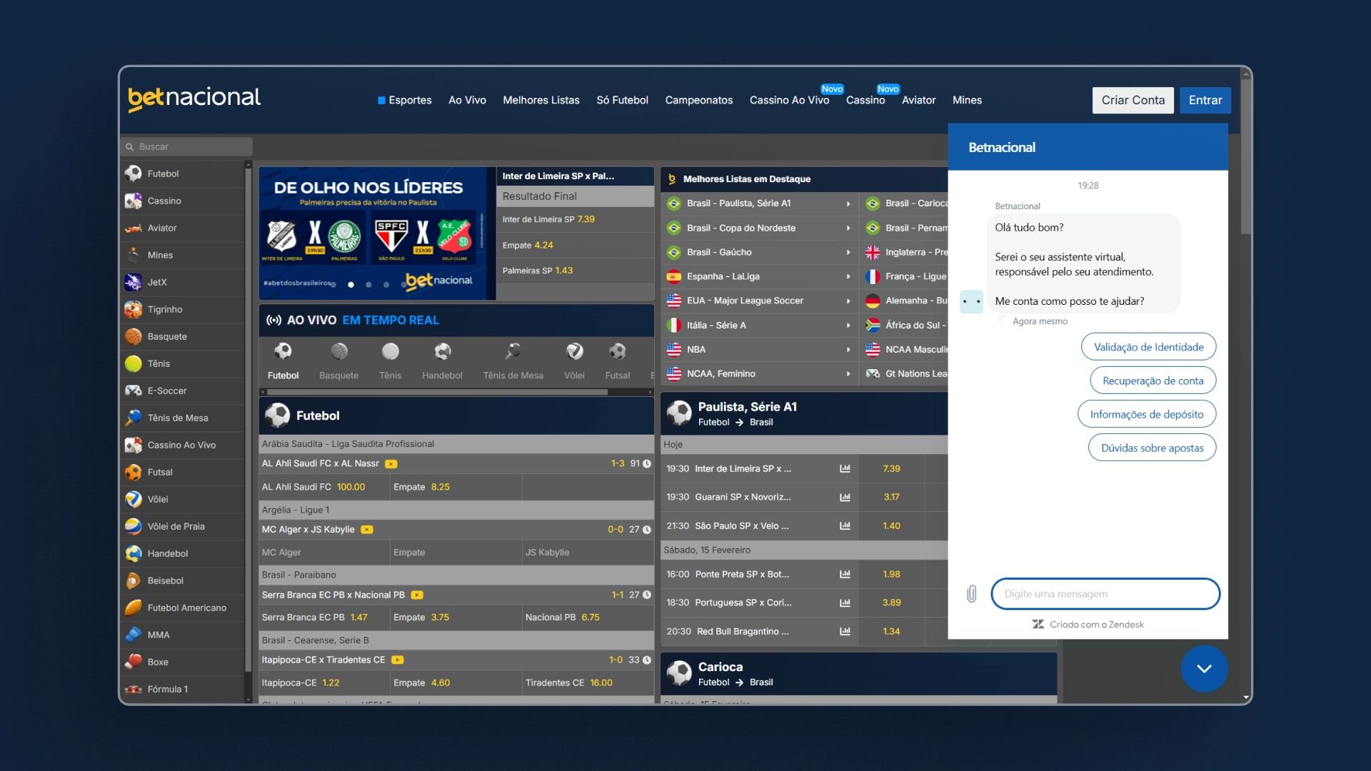 screenshot ajuda betnacional