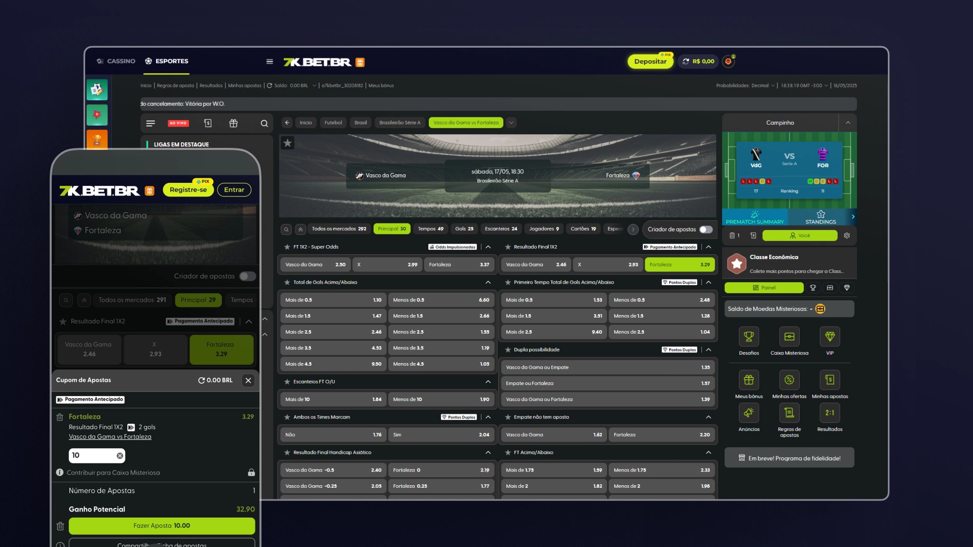 imagem Como Apostar 7kbet