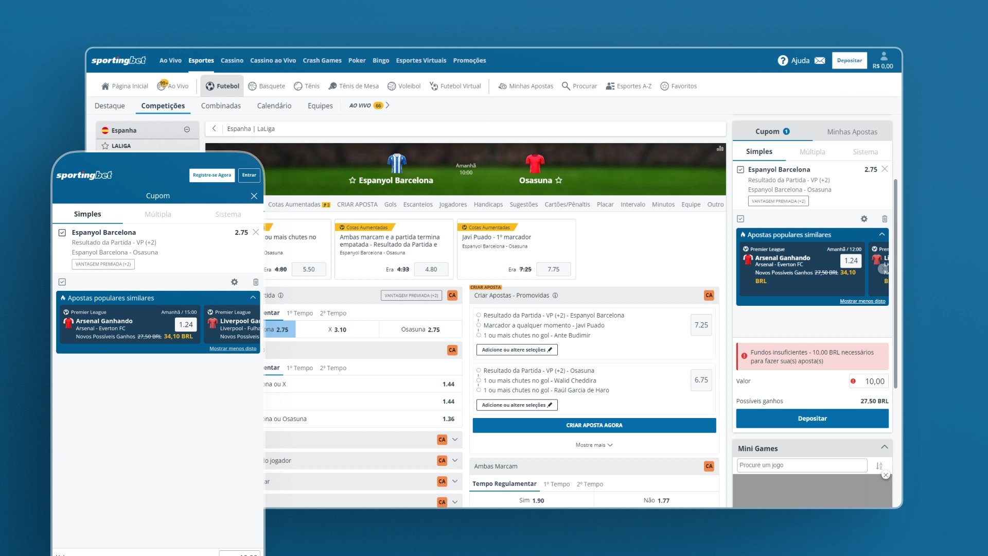 imagem Como Apostar sportingbet