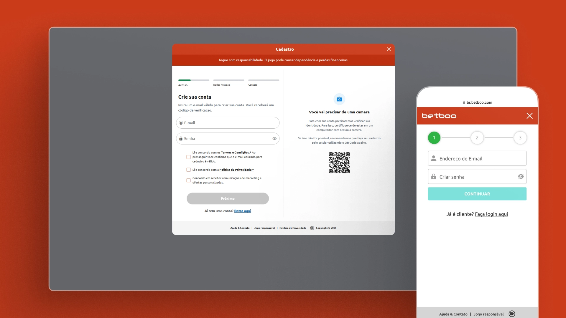 imagem Como se Cadastrar betboo