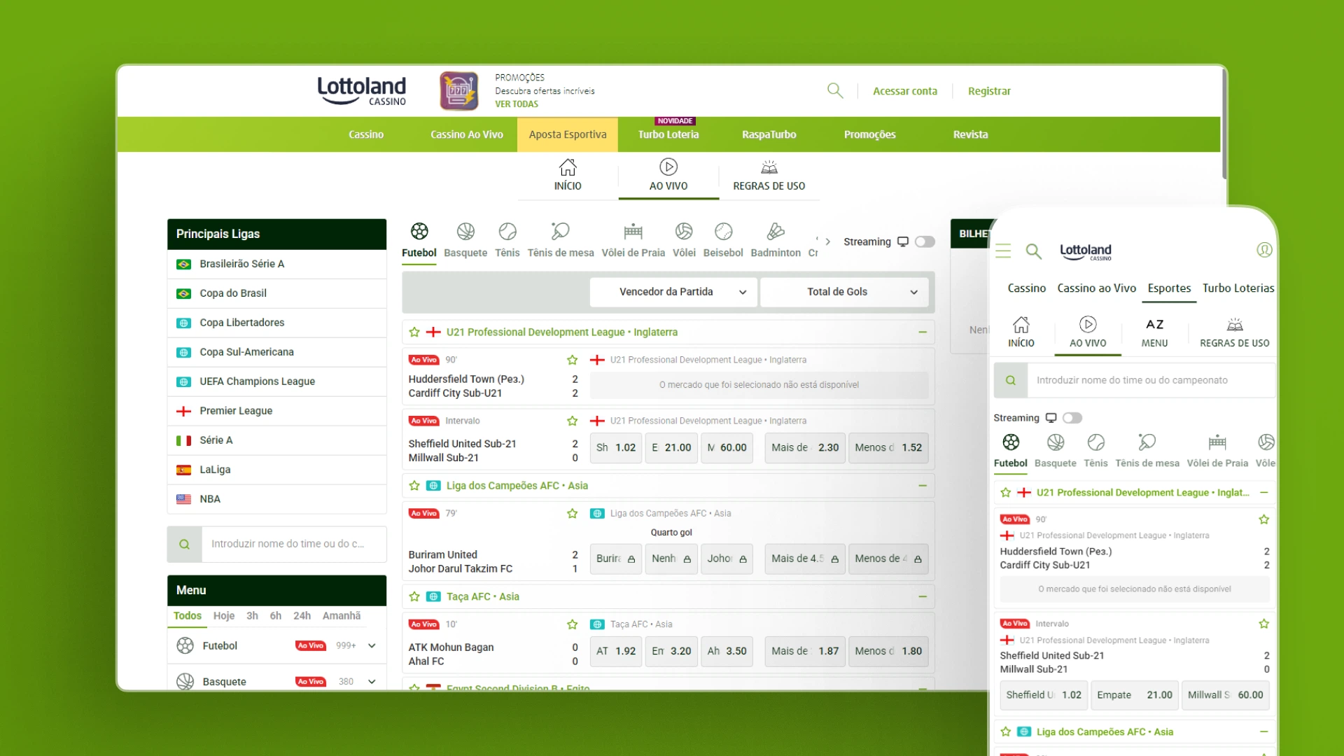 imagem Transmissão ao Vivo lottoland