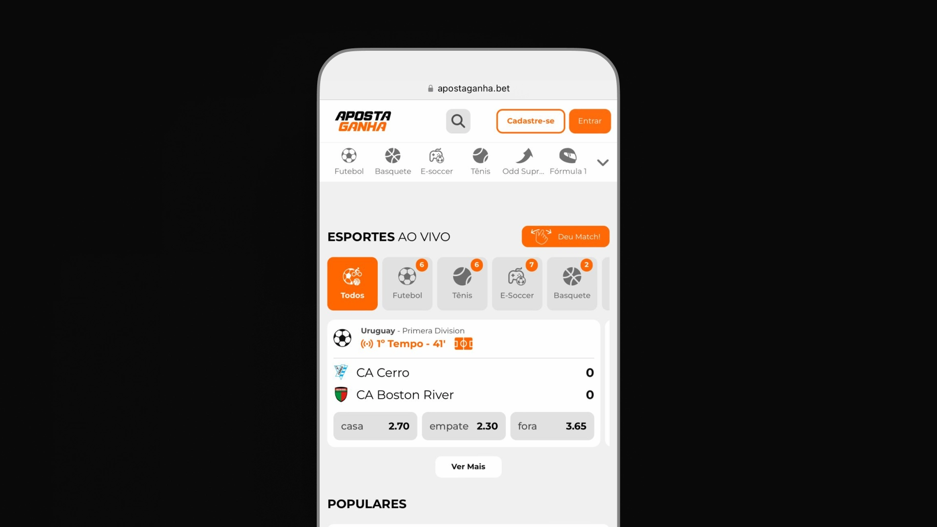 imagem app Aposta Ganha