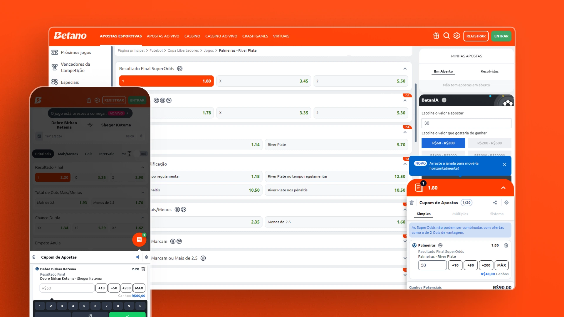 imagem captura aposta betano
