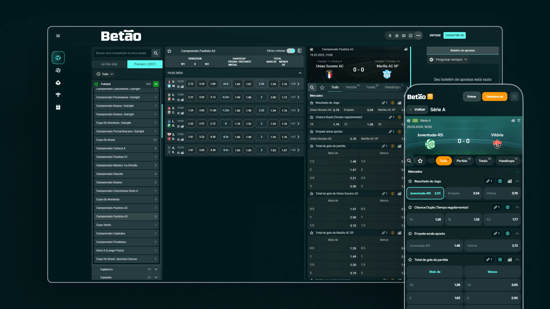 imagem captura aposta betao