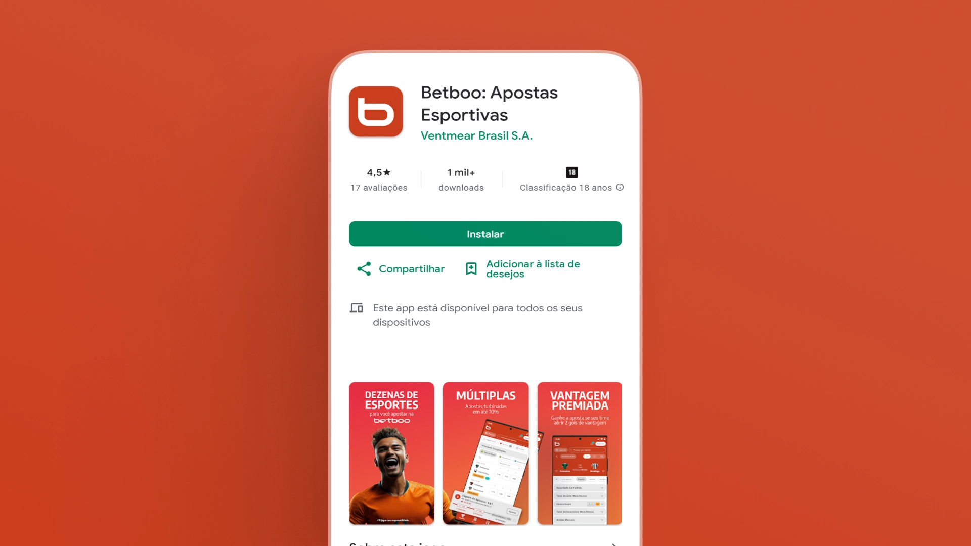 imagem download android Betboo