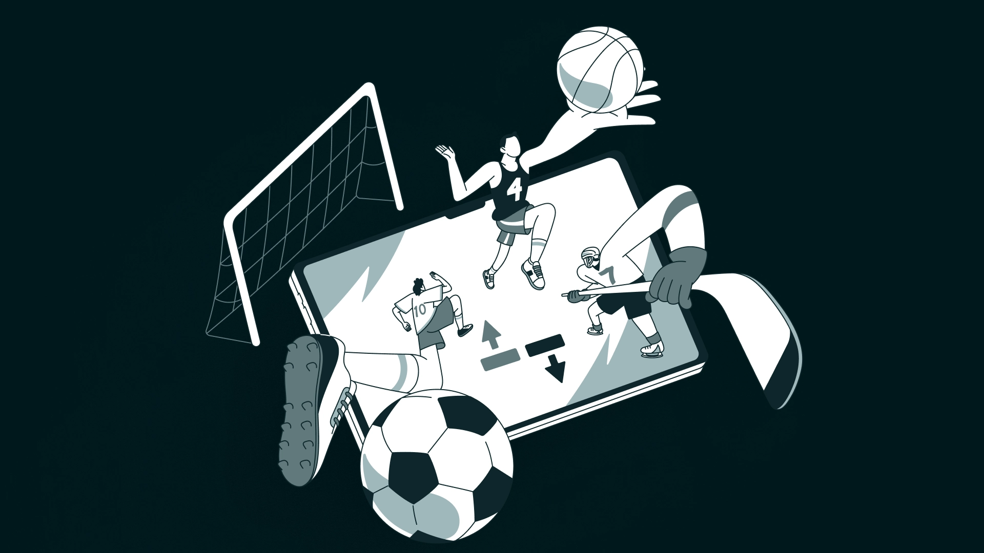 imagem ilustrativa modalidades esportivas betao
