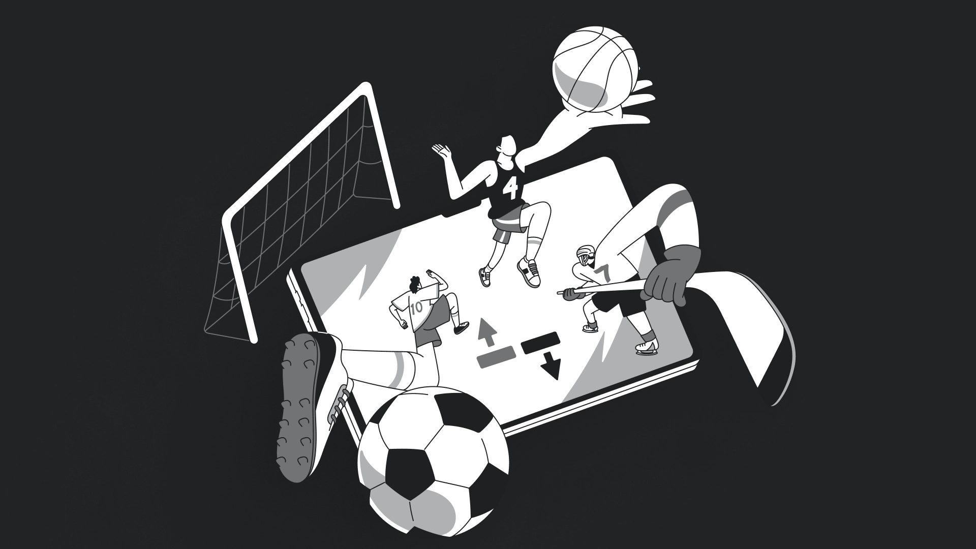 imagem ilustrativa modalidades esportivas bullsbet