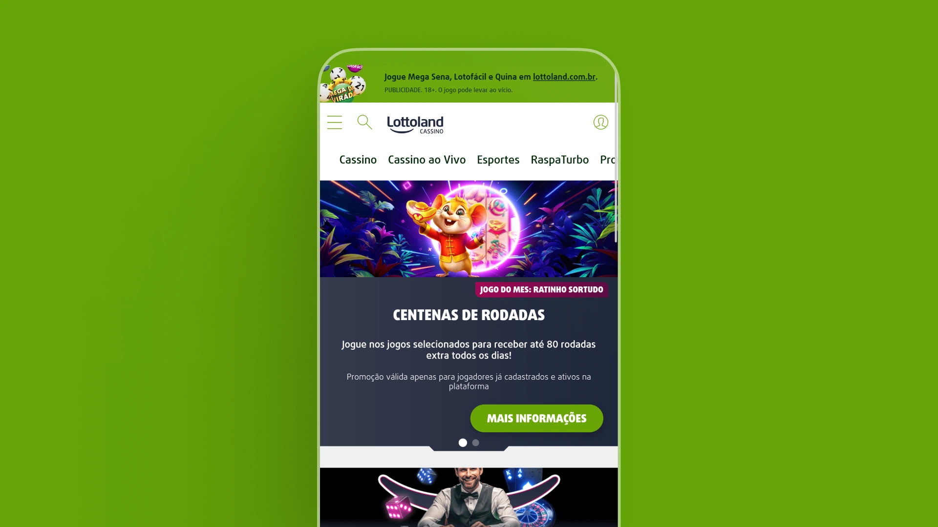 imagem mobile app lottoland