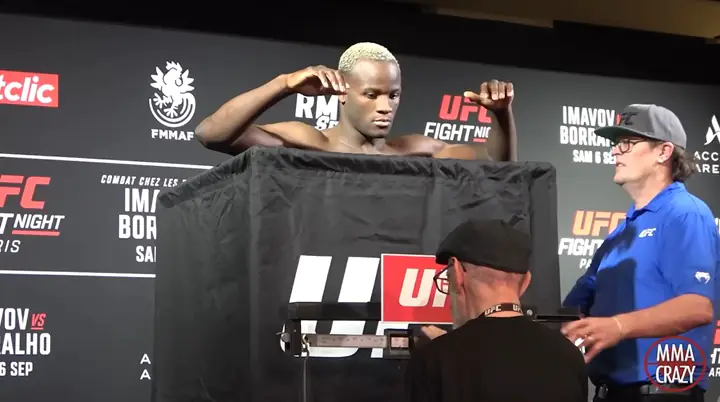 keita ufc paris pesagem
