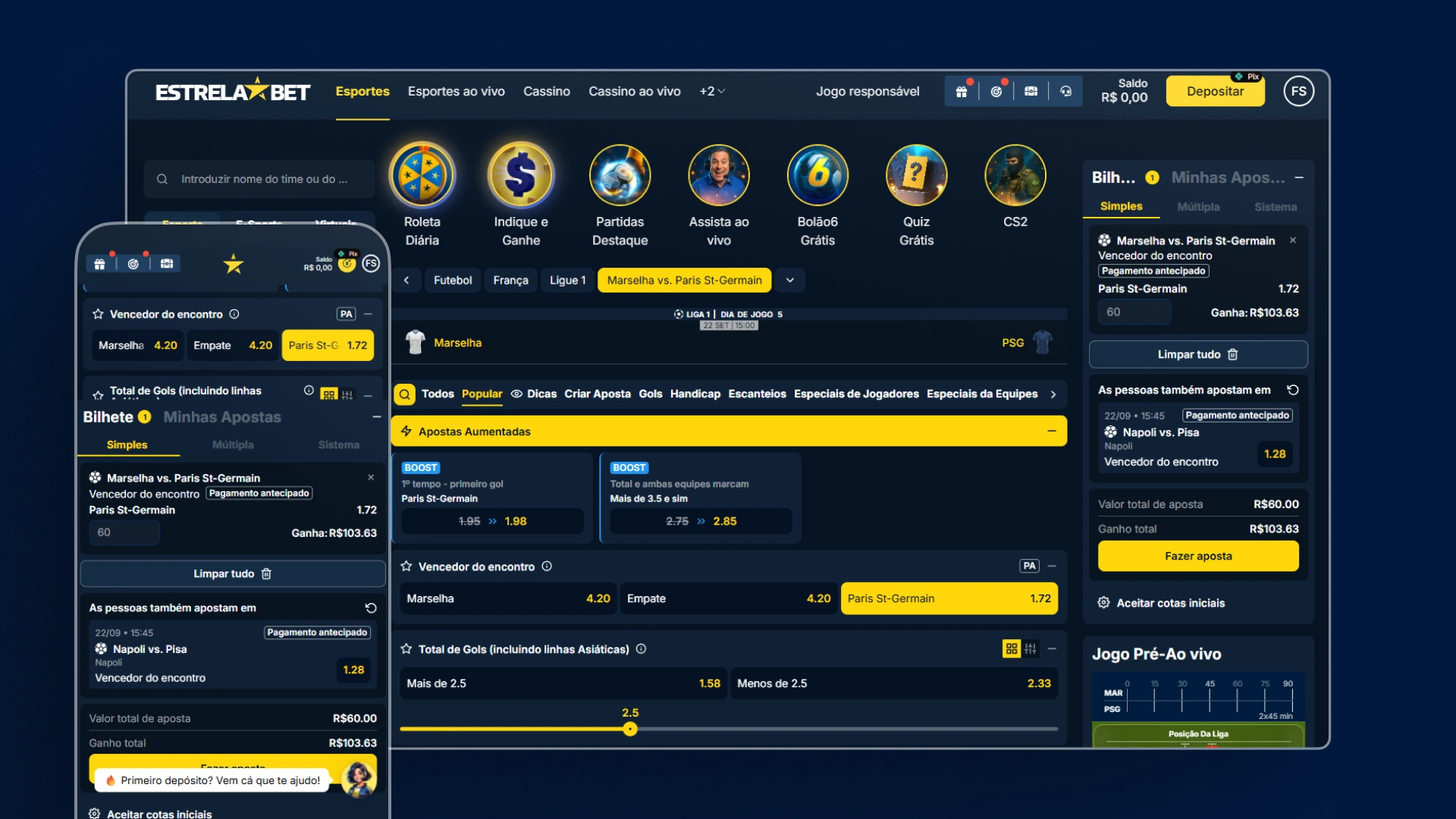 screenshot aposta estrela bet