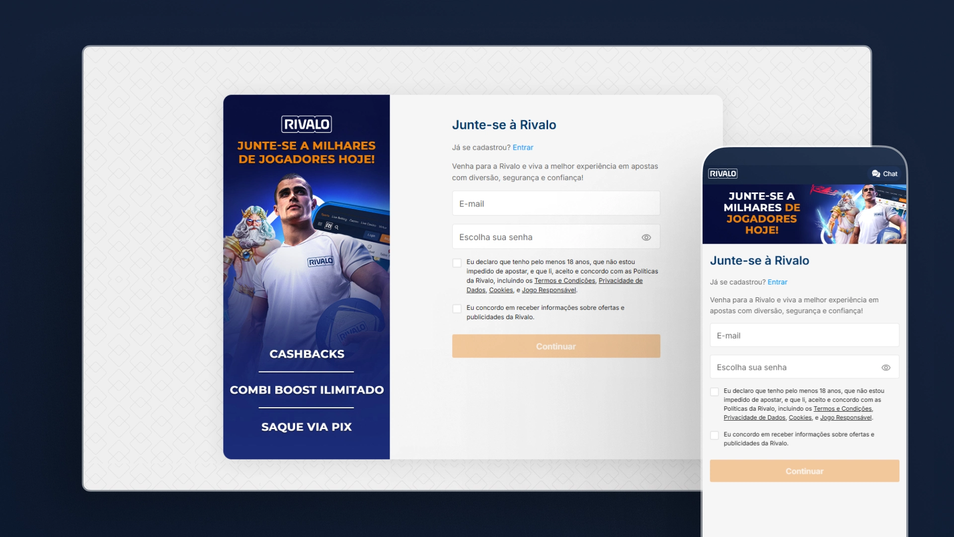 screenshot cadastro rivalo
