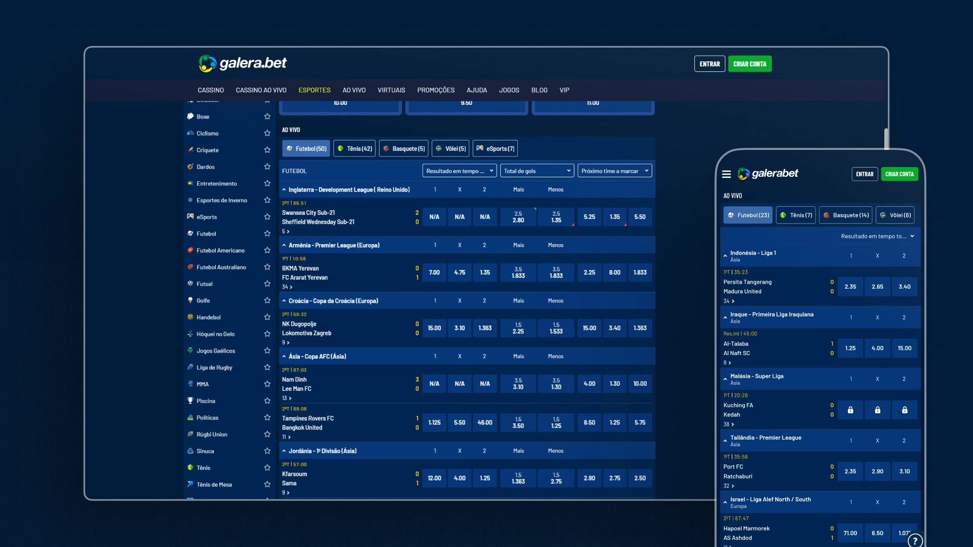 screenshot futebol ao vivo galerabet