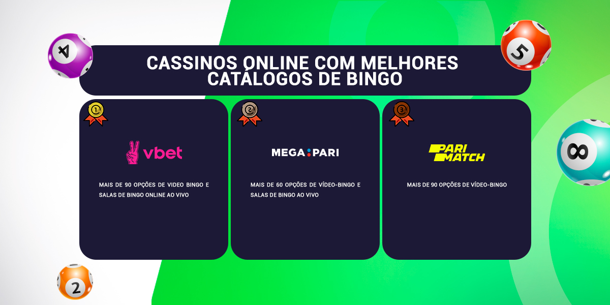 Cassinos Online com Melhores Catálogos de Bingo