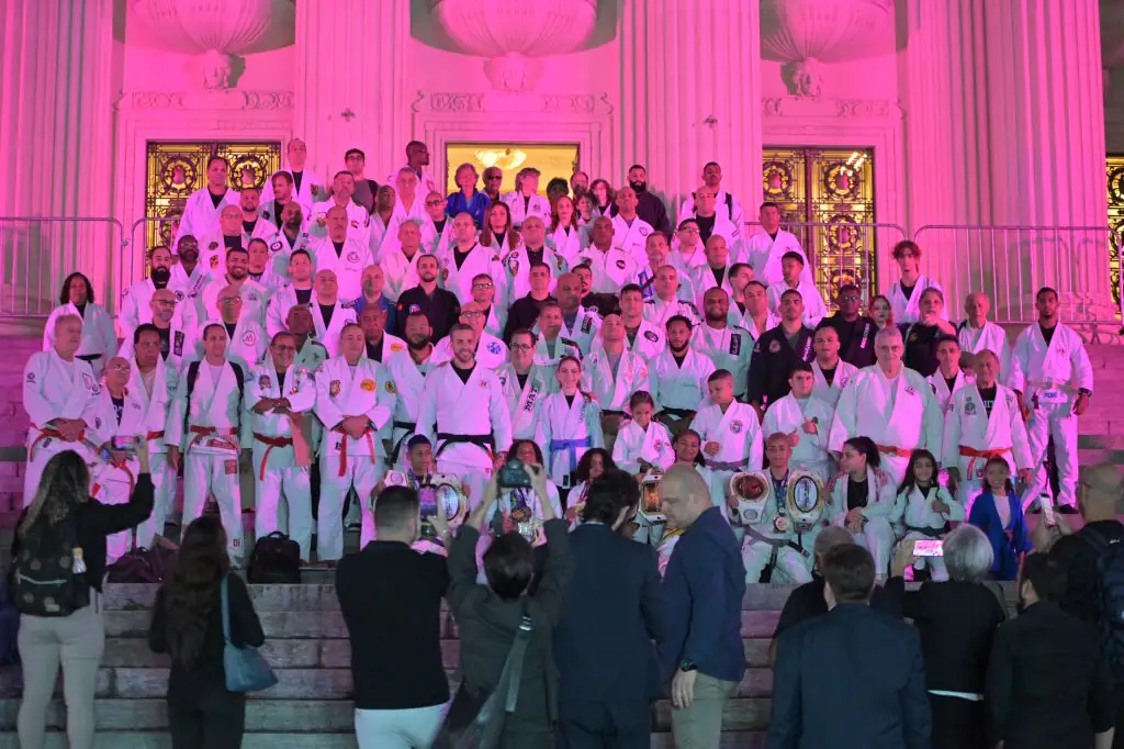 Cerimônia reuniu ícones do Jiu-Jitsu e jovens talentos do esporte (Foto: @gi.sports.fotografia)