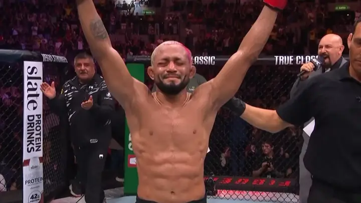 Após vitória importante no UFC Rio, Deiveson Figueiredo recebeu recado do campeão Merab Dvalishvili (Foto: Reprodução)