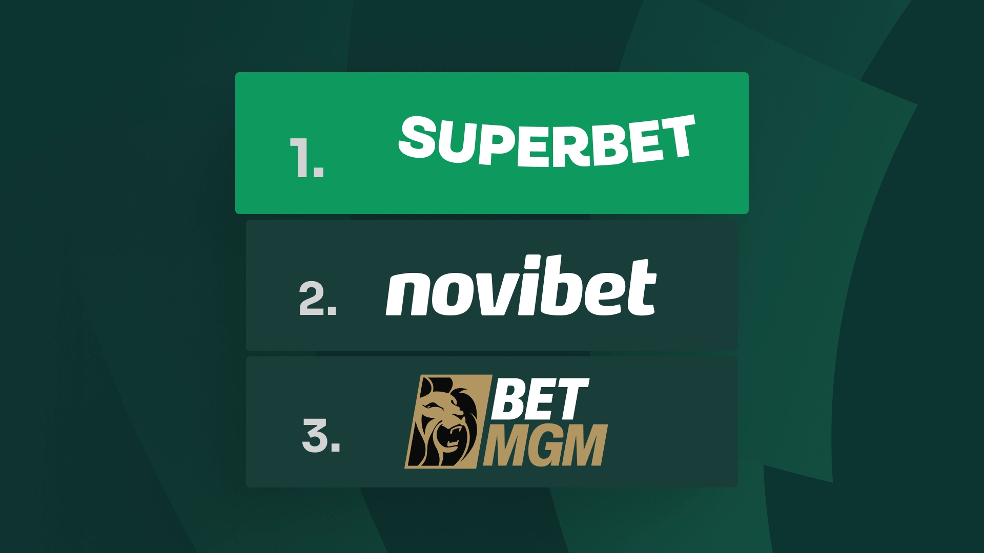 imagem comparação 3 melhores casas de apostas