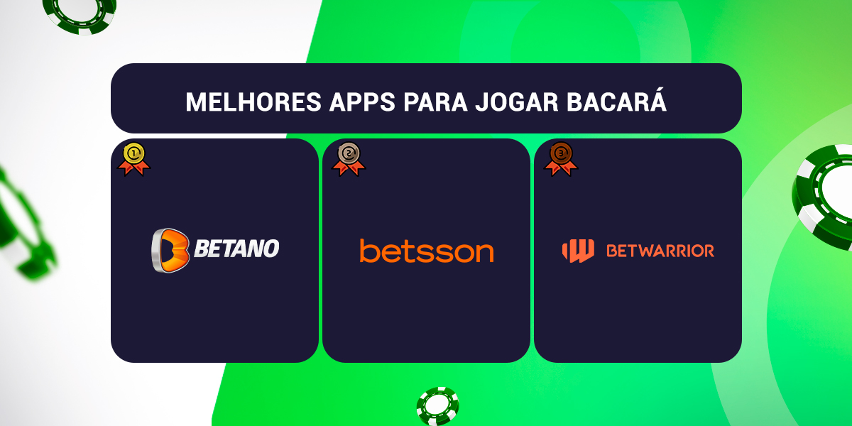 imagem destaque Melhores Apps para jogar Bacará