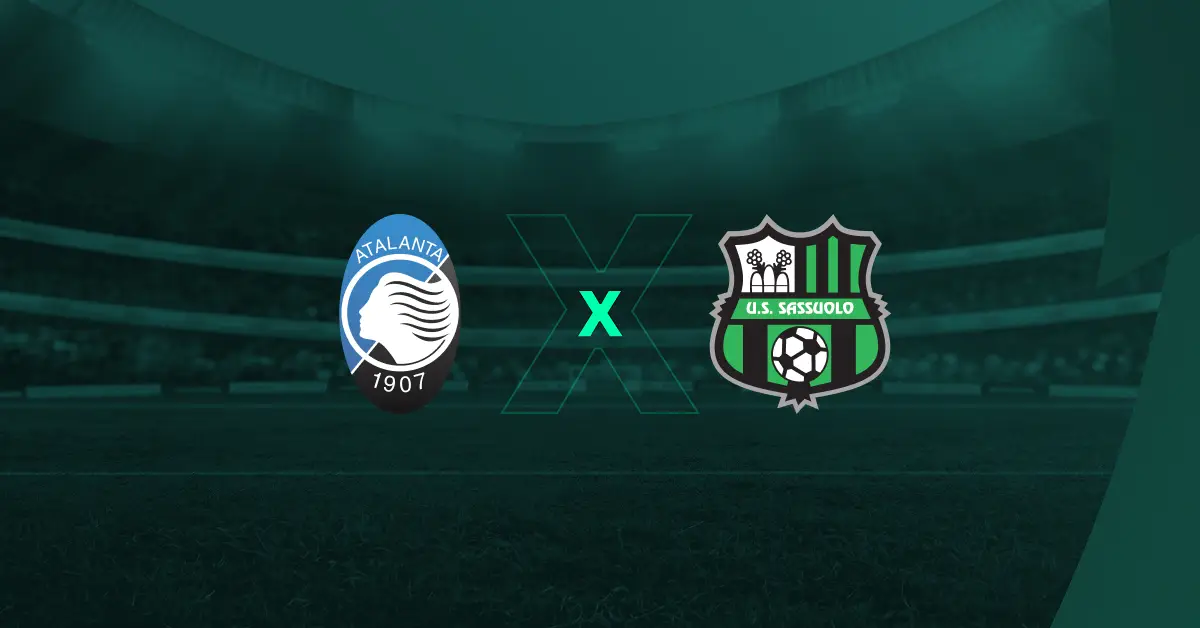 Escudos Atalanta x Sassuolo