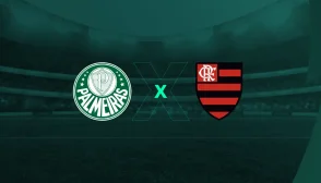 Escudos de Palmeiras x Flamengo