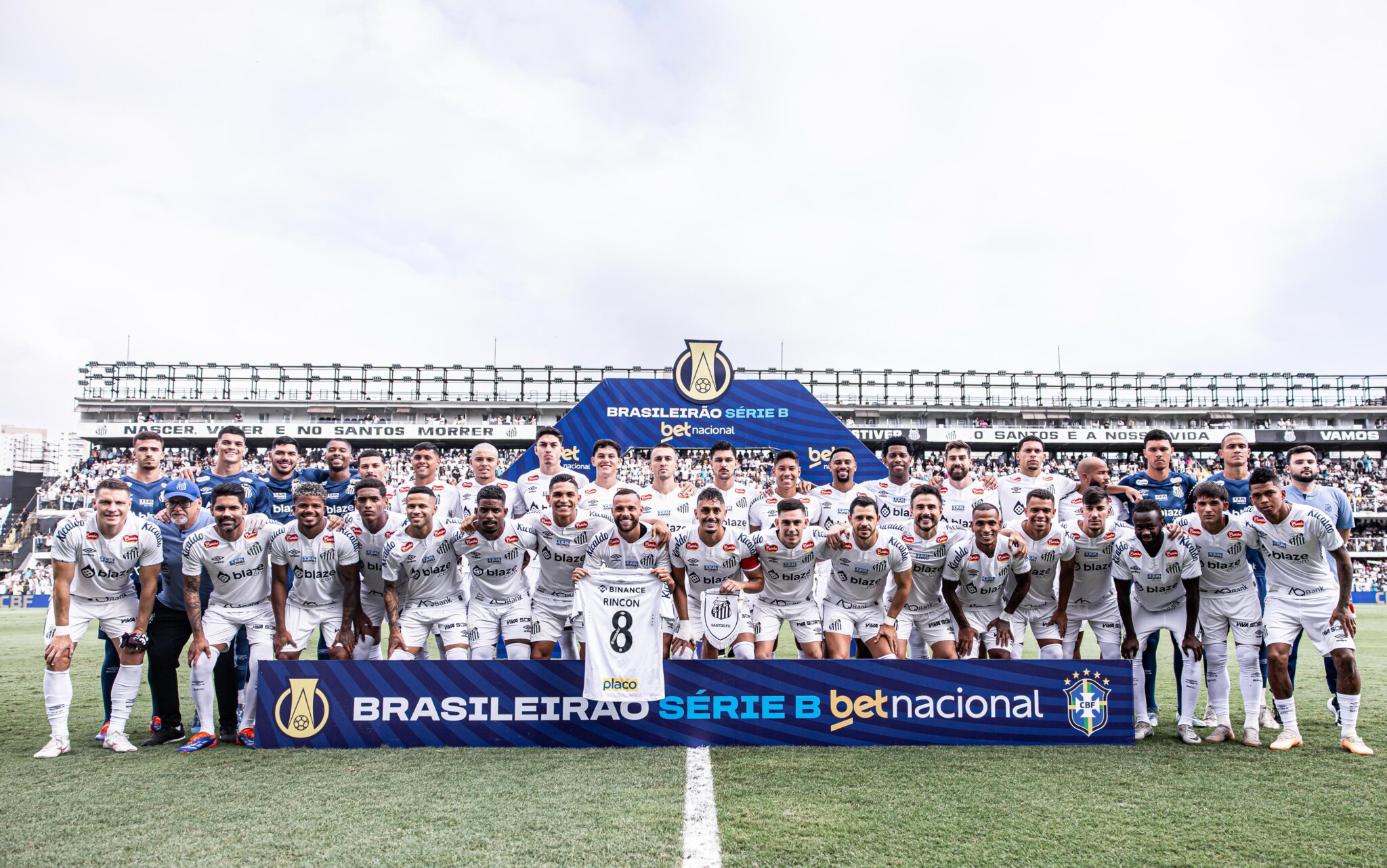 Time do Santos foi campeão do Brasileirão Série B em 2024