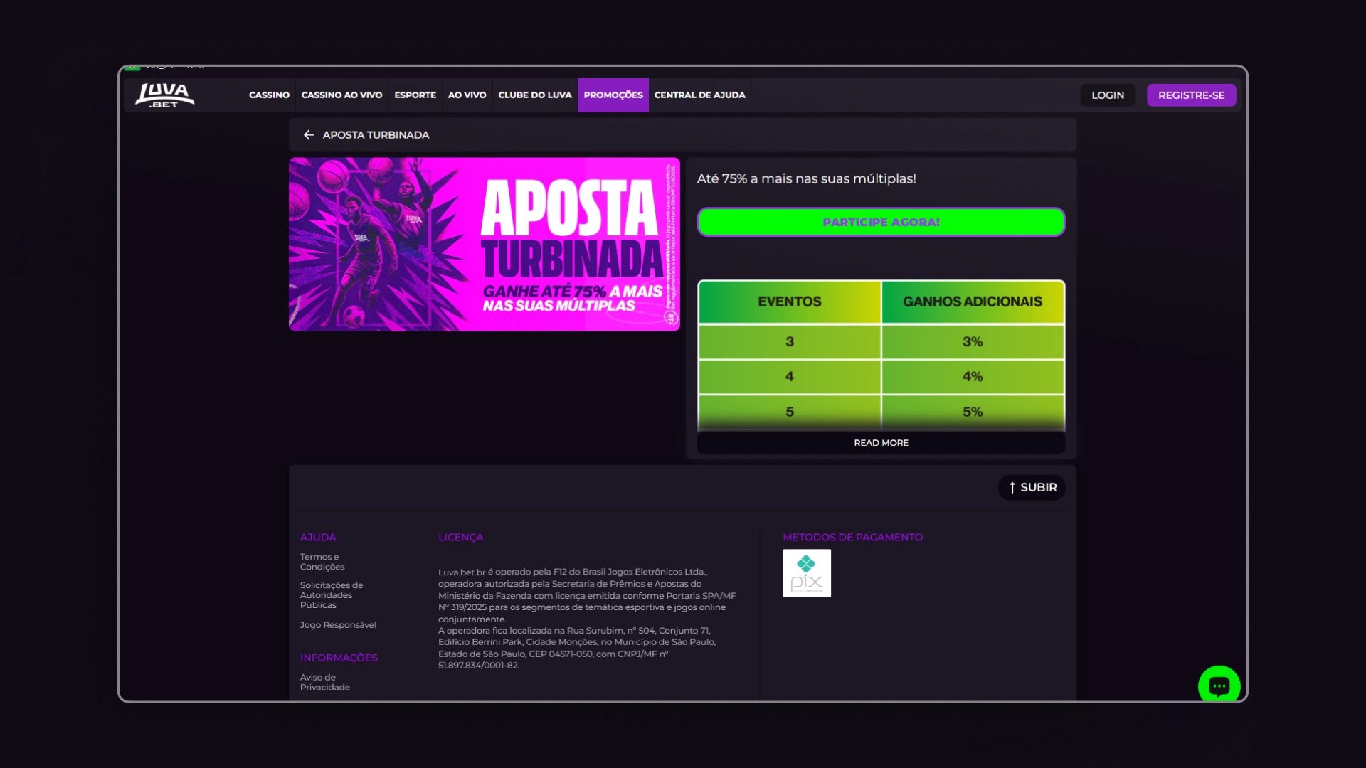 imagem captura bonus aposta turbinada luvabet