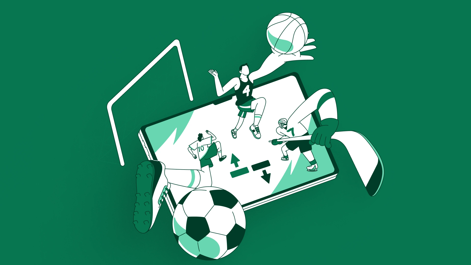 imagem ilustrativa modalidades esportivas betvip