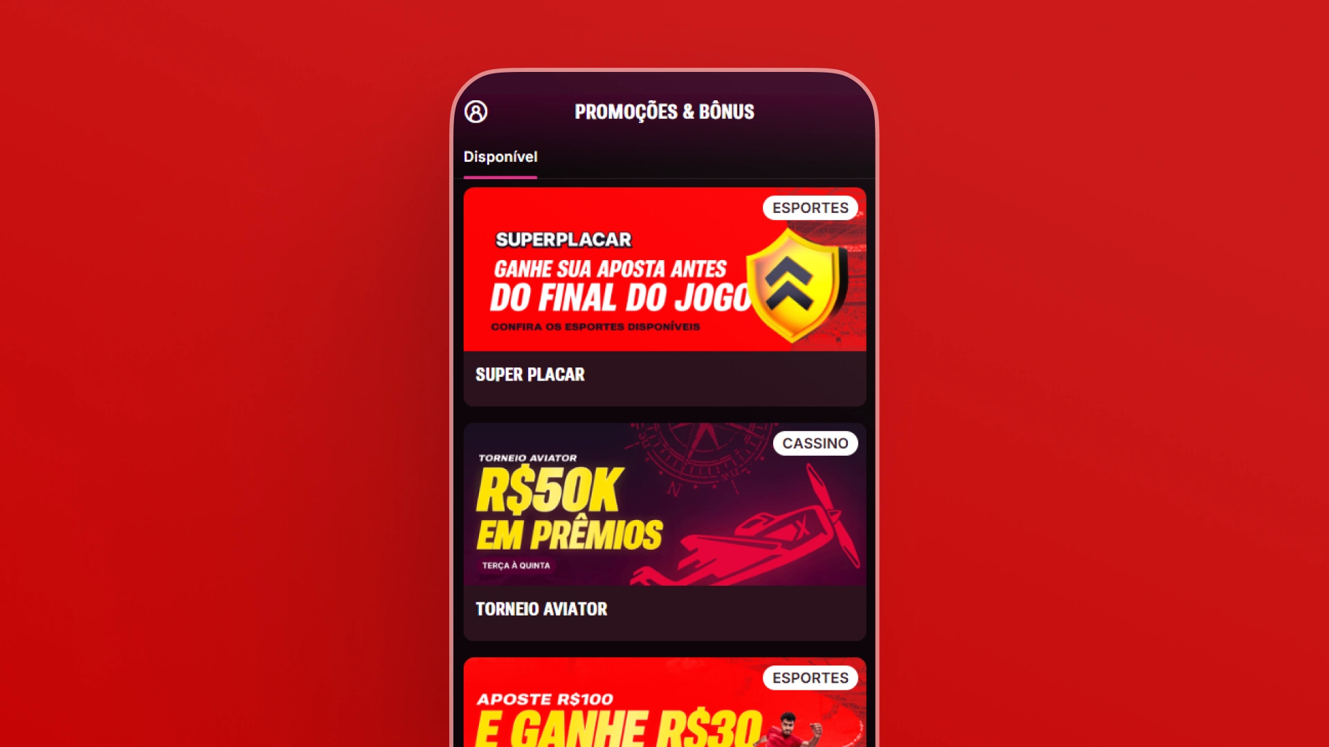 imagem mobile recurso pagamento Superbet