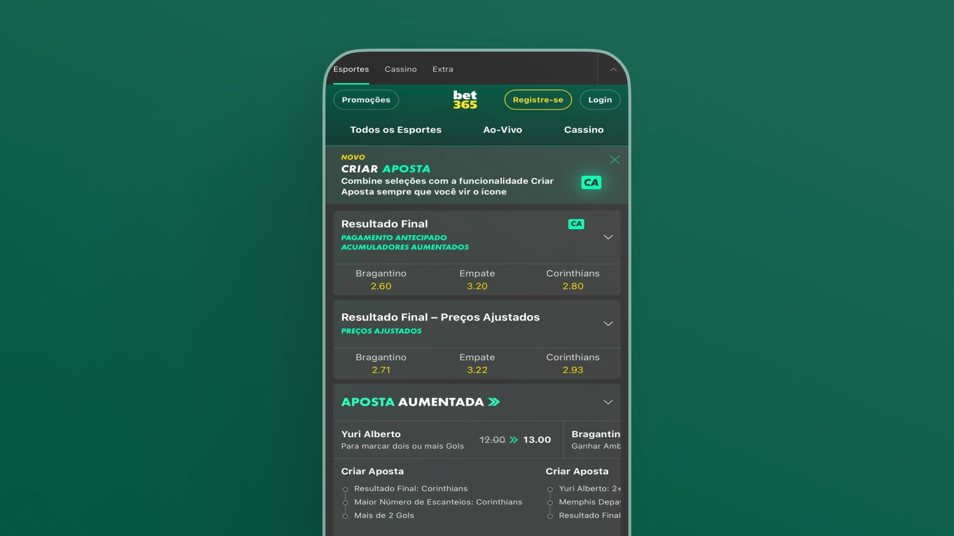 imagem mobile recurso pagamento bet365