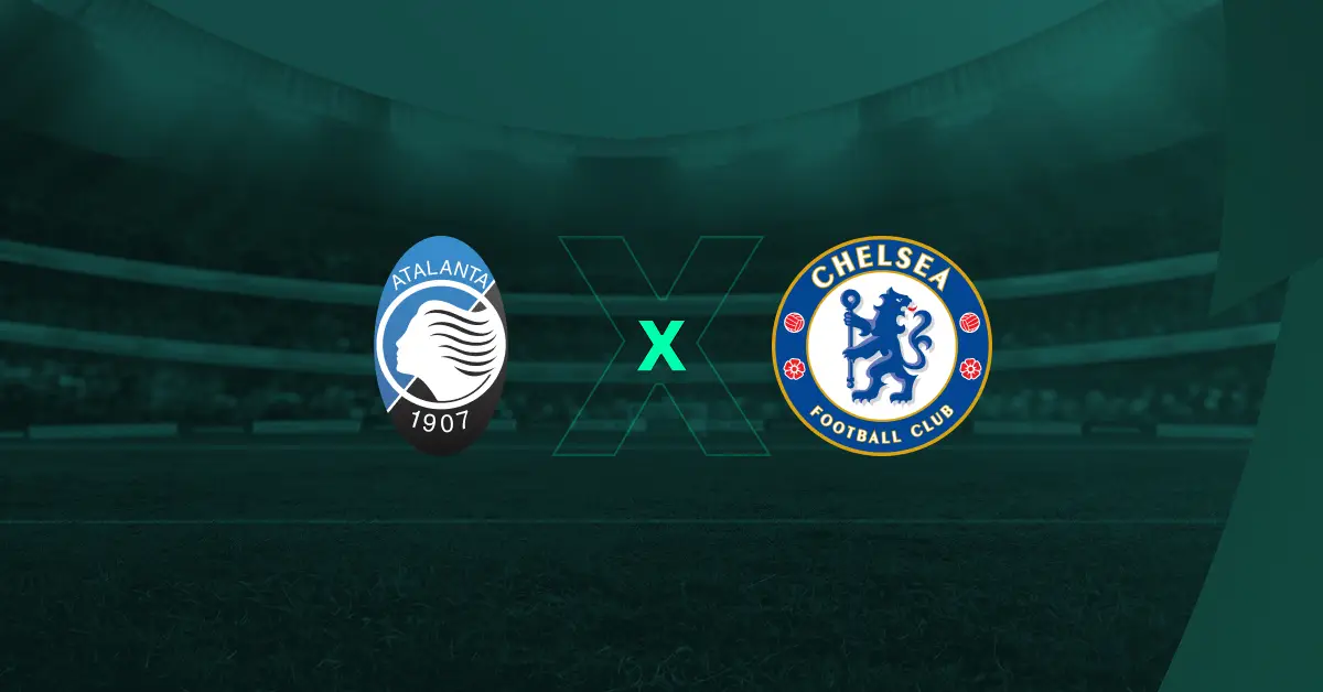Escudos Atalanta x Chelsea