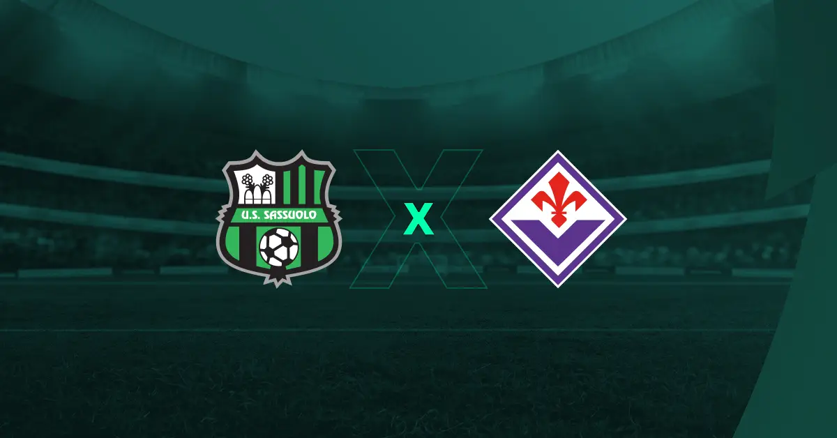 Escudos Sassuolo x Fiorentina